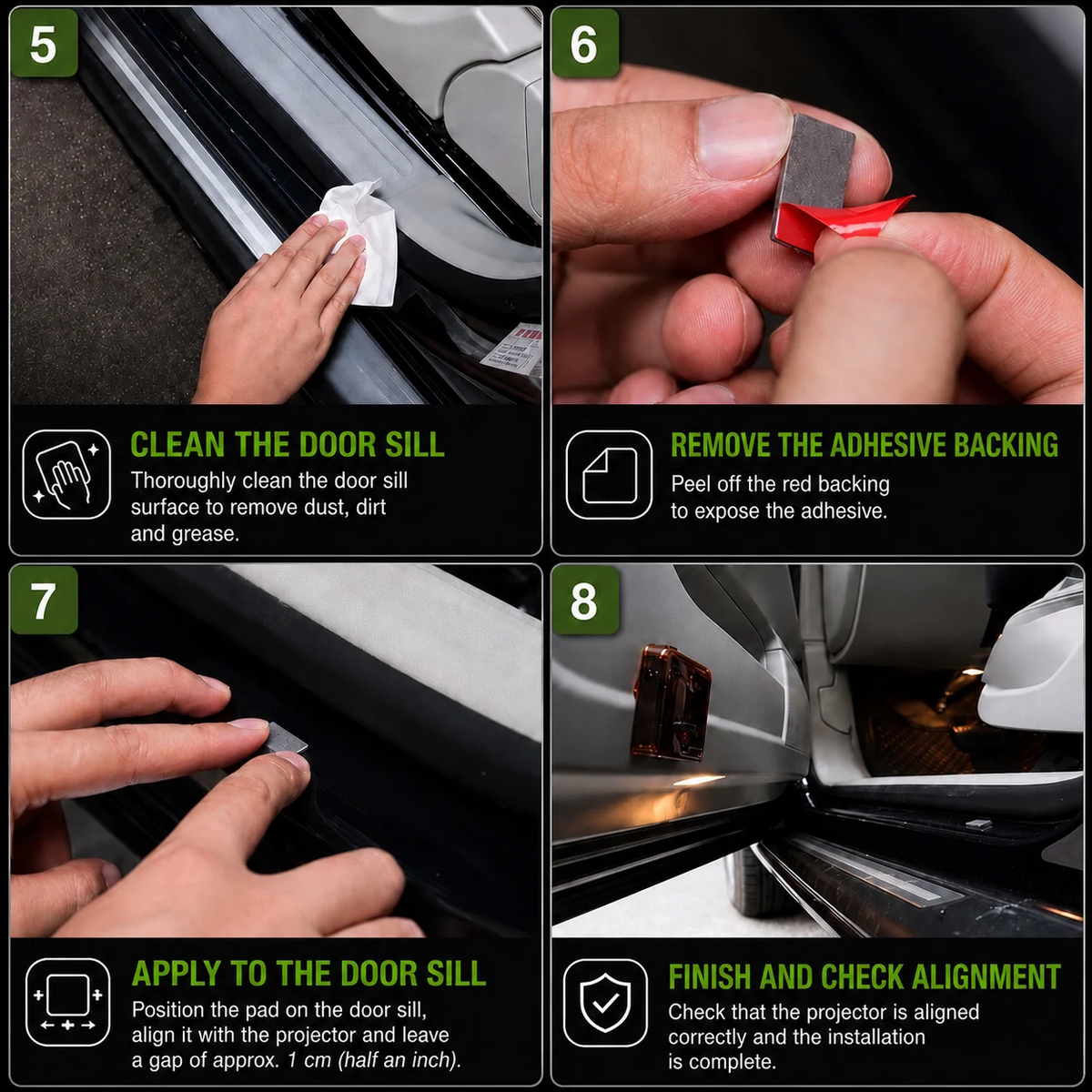 GlowRide™ Car projector